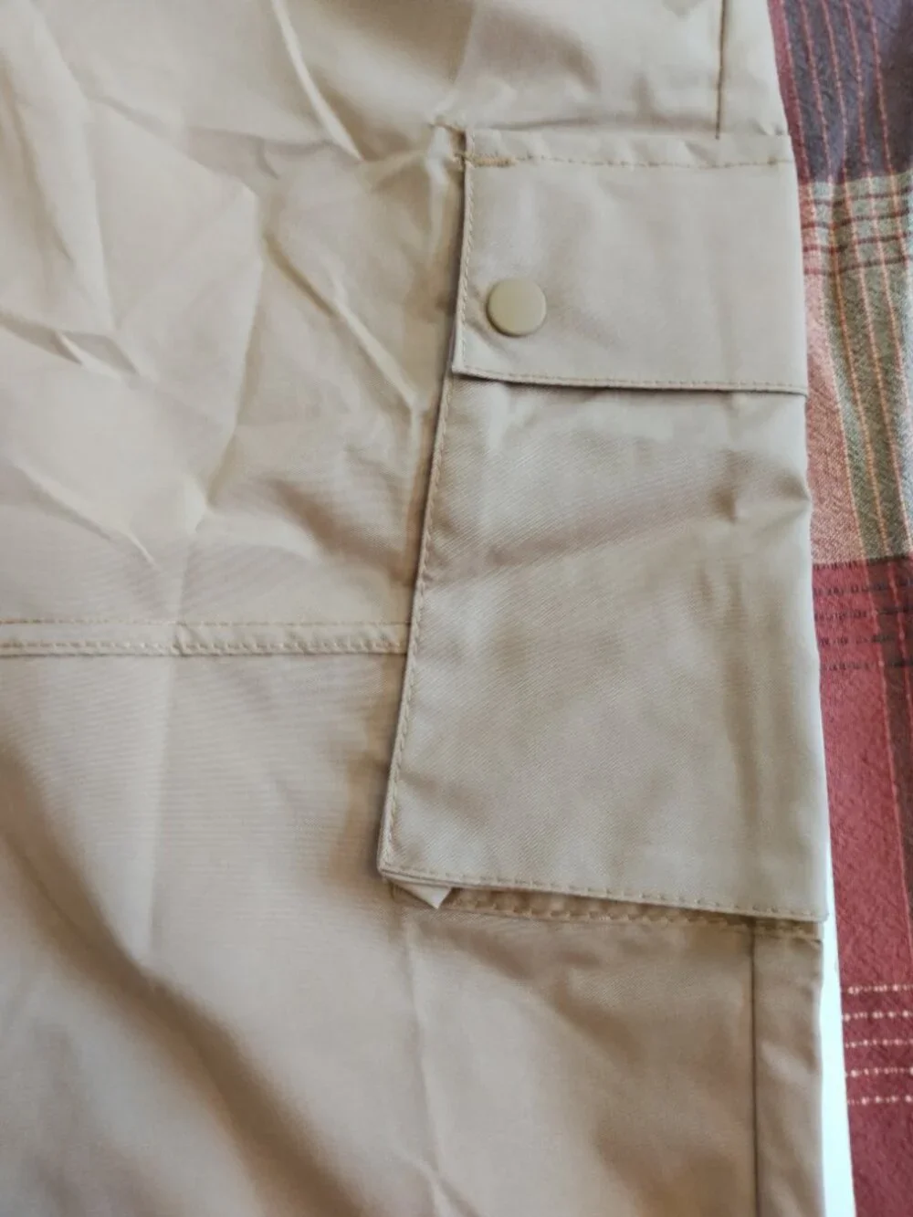 Southpole Pants Mens Large Tan Tech Utility Cargo Joggers Mechanical Stretch New